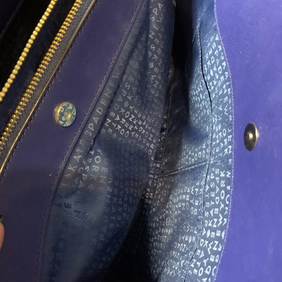 Kate spade Navy Blue Purse - Picture 4 of 7
